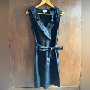 Loft faux wrap ruffle dress size 6